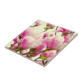 Magnolia Flowers Floral Botanical Blossom Tegeltje (Zijkant)