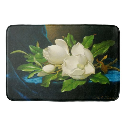 Magnolia Flowers Floral Heade Bath Mat (Voorkant)