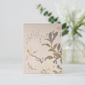 Magnolia Flowers - Kubo Shunman (Japans) Briefkaart (Staand voorkant)