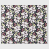 Magnolia Flowers Pattern Cadeaupapier (Vlak)