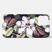 Magnolia Flowers Pattern Case-Mate iPhone Case (Achterkant (horizontaal))