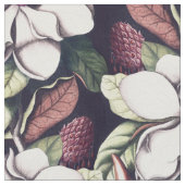 Magnolia Flowers Pattern Stof (Close Up)