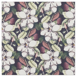 Magnolia Flowers Pattern Stof
