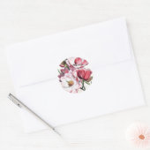 Magnolia Flowers Stickers (Envelop)