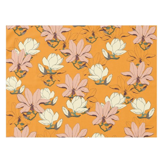 Magnolia Flowers  Tafelkleed (Voorkant (Horizontaal))