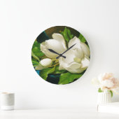 Magnolia Flowers Wall klok (Huis)