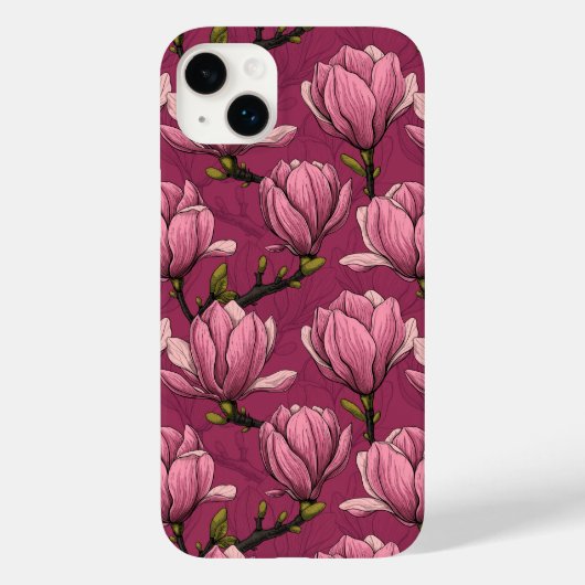 Magnolia garden Hoesje-Mate iPhone case (Achterkant)