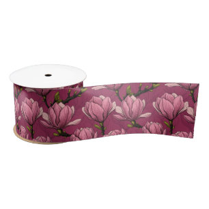 Magnolia garden satin ribbon satijnen lint
