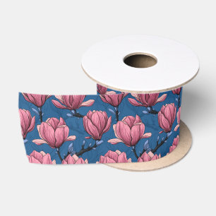 Magnolia garden satin ribbon satijnen lint