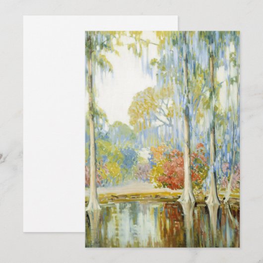 Magnolia Gardens | Alfred Hutty (Voorkant / Achterkant)