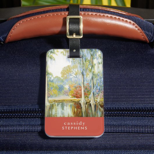 Magnolia Gardens | Alfred Hutty Bagagelabel (Voorkant Insitu 2)