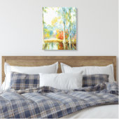 Magnolia Gardens | Alfred Hutty Canvas Afdruk (Insitu (Slaapkamer))