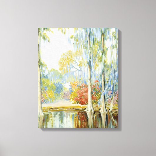 Magnolia Gardens | Alfred Hutty Canvas Afdruk (Voorkant)