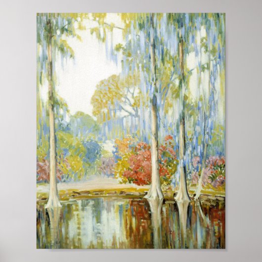 Magnolia Gardens | Alfred Hutty Poster (Voorkant)
