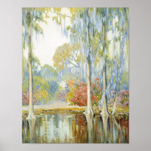 Magnolia Gardens Alfred Hutty Poster (Voorkant)