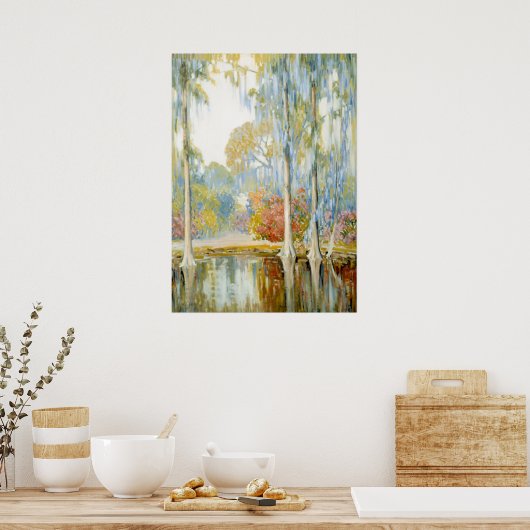 Magnolia Gardens door Alfred Hutty Poster (Keuken)