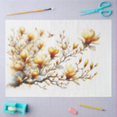 Magnolia Geel Decoupage Weefsel Papier (Craft)