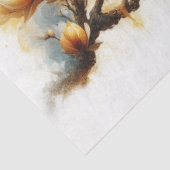 Magnolia Geel Decoupage Weefsel Papier (Detail)