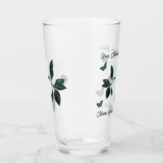 Magnolia Glass, persoonlijke cadeautjes voor haar Glas (Rechts)