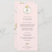 Magnolia Gold Tafel Instelling Trouwmenu Menu (Voorkant / Achterkant)