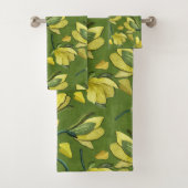 Magnolia golden bad handdoek (Insitu)