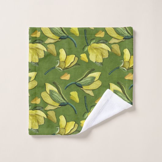 Magnolia golden bad handdoek (Wasdoekje)