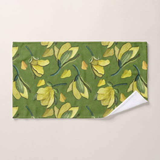 Magnolia golden bad handdoek (Handdoek)
