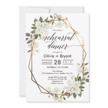 Magnolia gouden geometrische lijst repetitie diner