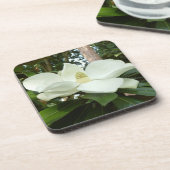 Magnolia Grandiflora harde plastic onderzetter (Linkerzijde)