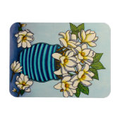 Magnolia Grandiflora Magnet van Lisa Lorenz Magneet (Horizontaal)