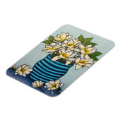 Magnolia Grandiflora Magnet van Lisa Lorenz Magneet (Linkerzijde)