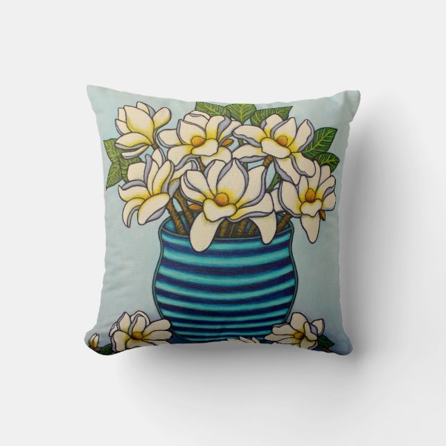 Magnolia Grandiflora Sierkussen van Lisa Lorenz (Voorkant)
