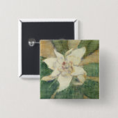 Magnolia Grandiflora Vierkante Button 5,1 Cm (Voorkant /achterkant)