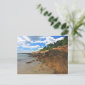 Magnolia Gray Beach Manchester door het Zee Briefkaart (Staand voorkant)