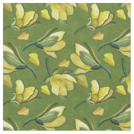 Magnolia green stof