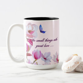 Magnolia Grote Liefde Tweekleurige Koffiemok
