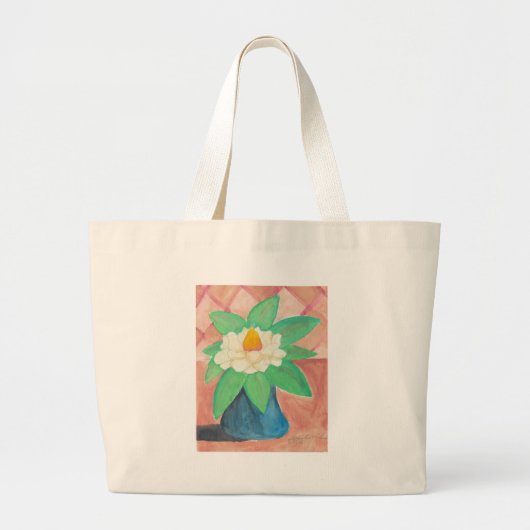 magnolia grote tote bag (Voorkant)