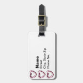 Magnolia Hart Bagagelabel (Voorkant verticaal)