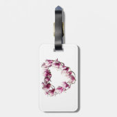 Magnolia Hart Bagagelabel (Achterkant verticaal)