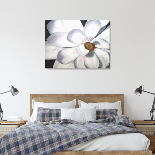 Magnolia Hope Canvas Afdruk (Insitu (Slaapkamer))