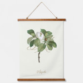 Magnolia illustratie hangend wandkleed (Voorkant)