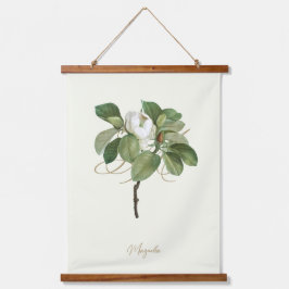 Magnolia  illustratie hangend wandkleed