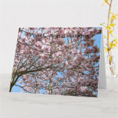 Magnolia in april kaart (Gele Bloem)