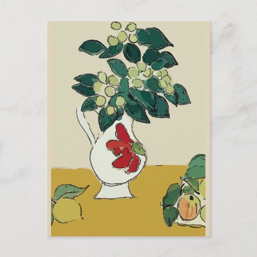 Magnolia in Vase, na Matisse Briefkaart (Voorkant)