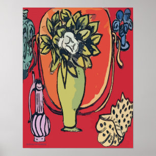 Magnolia in Vase, na Matisse Poster