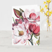 Magnolia Kaart (Gele Bloem)
