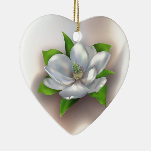 Magnolia Keramisch Ornament (Rechts)