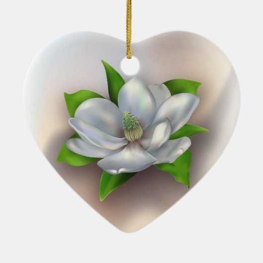Magnolia Keramisch Ornament (Achterkant)