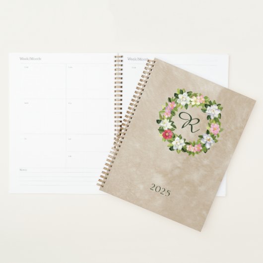 Magnolia Krans met Rozen Planner (Display)