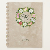 Magnolia Krans met Rozen Planner (Voorkant)